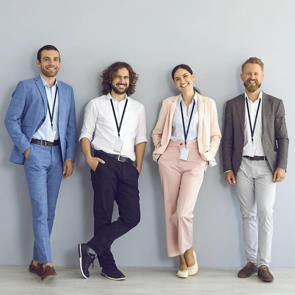 10 Pack Lanyards for ID Badges, Cruise Ship Cards, Keys, Keychain, Long-lasting - Picture 7 of 7